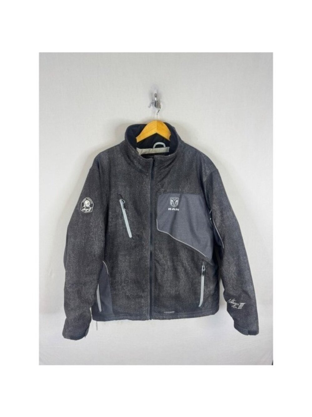 Choko Authentics RAM Truck Nitrogen III Gen Grey Softshell Jacket Mens Medium